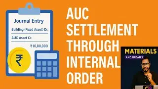AUC Settlement Through Internal Order |S4HANA Finance In telugu | S4HANA FICO Training Telugu#Chanu