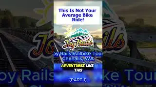 Riding Bikes on an Abandoned Railroad | Chehalis Valley Rail Bikes Adventure