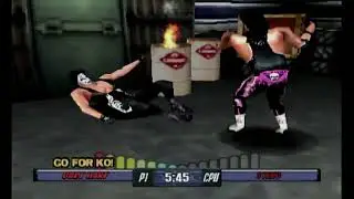 WCW Backstage Assault (World Heavyweight Championship with Bret 