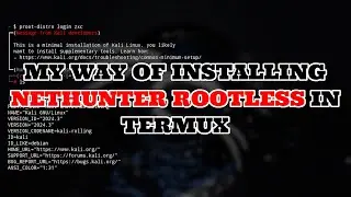 Install NetHunter Rootless my way | fossfrog