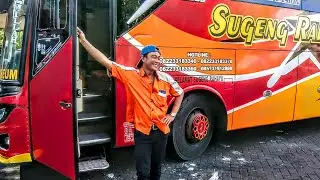 KONDEKTUR SAKIT, BUS SUGENG RAHAYU 7613 PERPAL DI JOGJA
