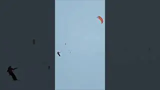 Just snow , wind  and Arctic kiteskiing ❄️🔥 #snowkite  #winteractivity