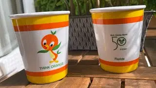 Disney Parks Orange Bird Stoneware Cup. European store
