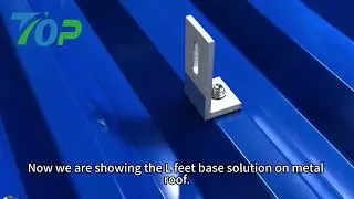 Corrugated Metal Roof Solar Mounting System#SolarMounting #MetalRoofSolar #SolarInstallation
