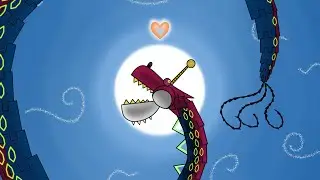 Super Paper Mario: Fracktail Battle Music but with Art