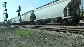 CSX 5231 Leads Mixed Freight - 10/07/2024