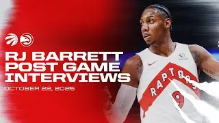 RJ Barrett | Post Game vs. Hawks | October 22, 2025