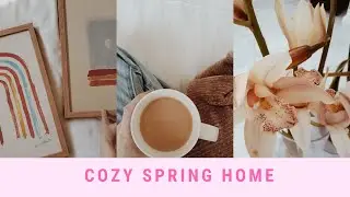 COZY SPRING home transformation | NO BUY + Shop my own decor 🌈