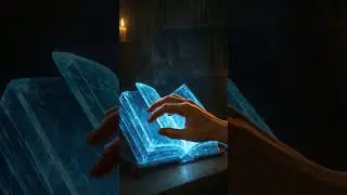 ✨ Unlocking a Glowing Crystal Book | Magical ASMR Fantasy #asmr #satisfying