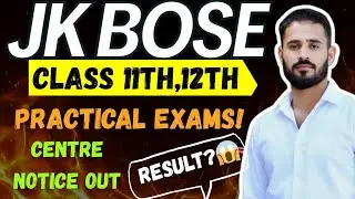 JK BOSE Class 11th, 12th Practical Exams? || Result Date 📅 😱