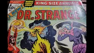 Checking out the art of Dr Strange Annual 1