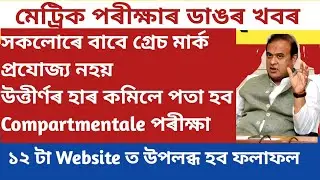Big Update| Hslc & Hs Exam News 2022| Seba & Ahsec Grace Marks News| Compartmentale Exam News