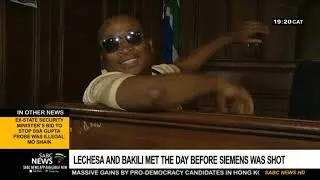 Lechesa and Bakili met the day before Siemens was shot