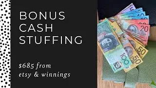 Australian Cash Stuffing $685 from Bonus Cash November 2021 | Sinking Funds, Savings Coin Collecting