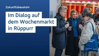 Der Wochenmarkt in R&uuml;ppurr war heute der perfekte Ort f&uuml;r Austausch