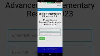 AP inter supplementary results 2023 declared