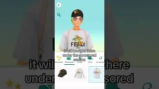 Fendi x FRGMT x Pokemon Go collab in game clothing #fendi #frgmt #pokemon #collab #rare #exclusive