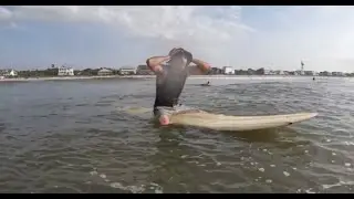 Surfing Folly Beach Spring Swell