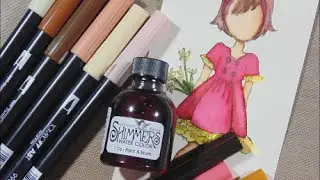Water Color Marker Comparison/ FeaturingTombow VS Artist's Loft