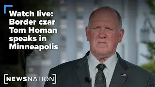 Watch live: Tom Homan on ICE operations in Minnesota