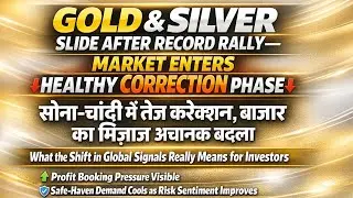 15 Jan: Gold Silver में Correction क्यों? Profit Booking, US Policy, Iran संकेत और Market Sentiment