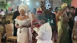 Teni performance for football baller Jayjay Okocha
