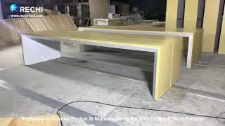 RECHI Phone Store Fixture Factory Custom Design & Manufacture Cell Phone Counter Display Table