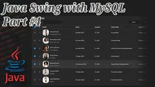 Java Swing and MySQL | Select, Insert, Delete, Update and Desing using FlatLaf - Part #4