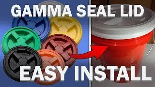 HOW TO EASILY INSTALL A GAMMA SEAL LID ON A UTILITY BUCKET