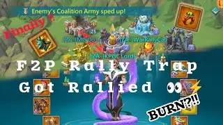 Lords Mobile | Finally F2P Rally Trap Got Rallied Gameplay 🤩 MG TRAP #lordsmobile #mgtrap 