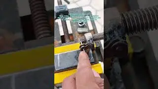 Custom Spring Winding Tool from Scrap Parts #shorts #DIY #WorkshopHacks #Welding #toolnut #handtools