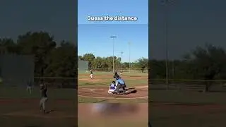 Guess the distance on this hit #shorts #baseball #sport #athlete #homerun