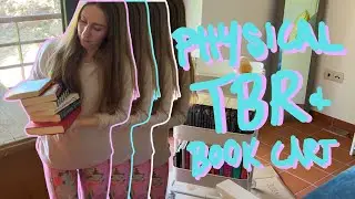 Building my little library cart and giving my physical TBR a home