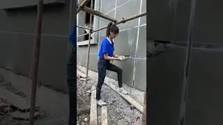 Plastering Skills - Amazing Construction Worker