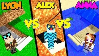 CASA SOTTO TERRA VS CASA SOTT'ACQUA VS CASA SOTTO LA LAVA!!!