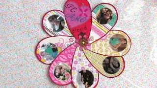 Albun en forma de Flor para regalar este dia de las madres  / Mother’s Day