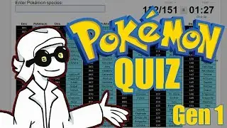 Can I guess all 151 Generation 1 Pokemon? | Pokemon Quiz