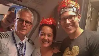 Southwest Airlines Crew Holds In-Flight Wedding Celebration for Newlyweds