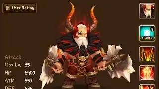 Summoners War - Surtr (fire barbaric king) damage test