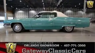 1970 Cadillac Coupe Deville Gateway Classic Cars Orlando #110