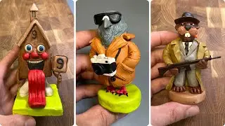I made Brainrot Meme from plasticine #brainrotmeme #italianmeme #clay #sculpting