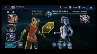 Defeat Boss Silver Banshee easy Solo Raid On Ice Batman Ninja Batman Injustice 2 mobile! Bad company