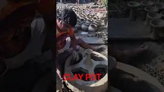 Easy Clay Pot Making Tutorial ☪️☪️ #shorts #claypot