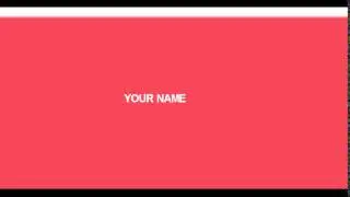 2D Intro Template #8 - Sony Vegas Pro + Download