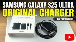 Samsung Galaxy S25 Ultra | Samsung Original 45W Power Adapter Charger | Super Fast Charging 2026