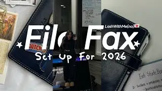 Filofax Set Up For 2026 (Prepping)🕺🏽✨
