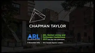 Chapman Taylor at the ARL Rental Living and Pathways Conference 2025