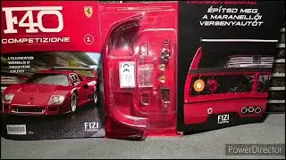 #Ferrari F40 Competizione#1:8 modell építése/1–2rész/(FiziPublishing)