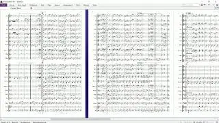 Sibelius 2019, NotePerformer 3.1 - Concert Band arrangement