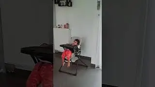 😂The great high chair escape 🤣🤣 #cutebaby
